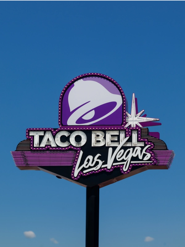 taco bell las vegas sign