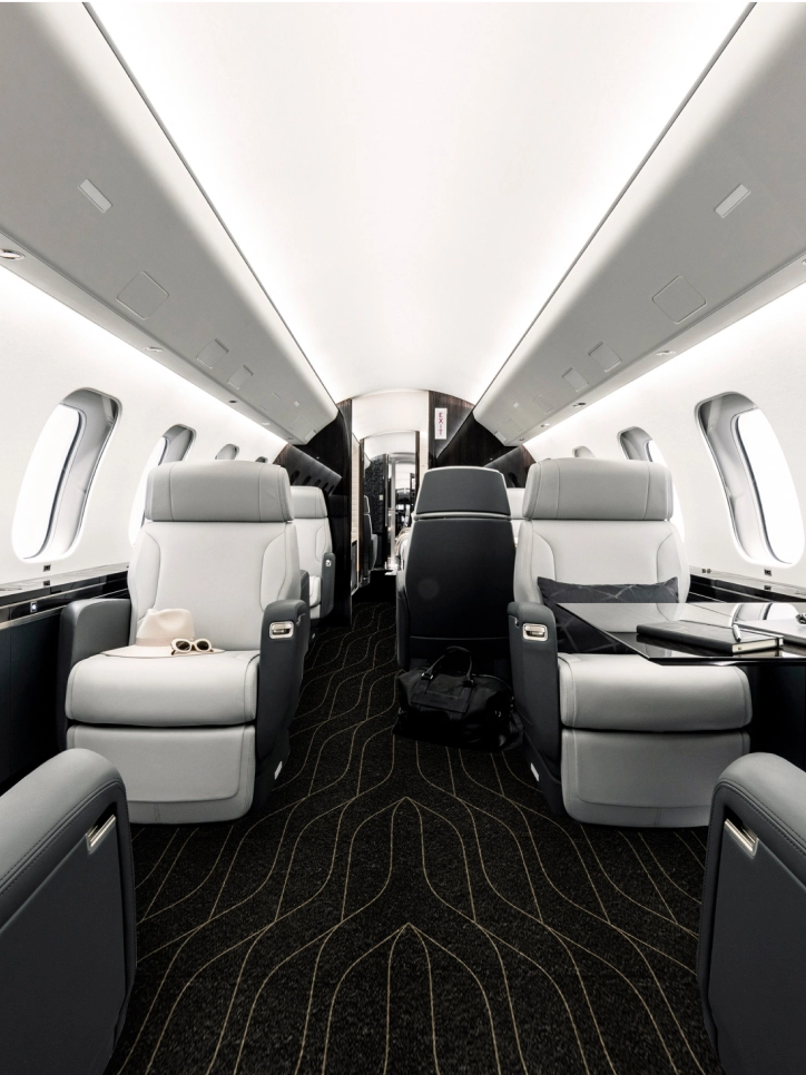 photo of plane interior