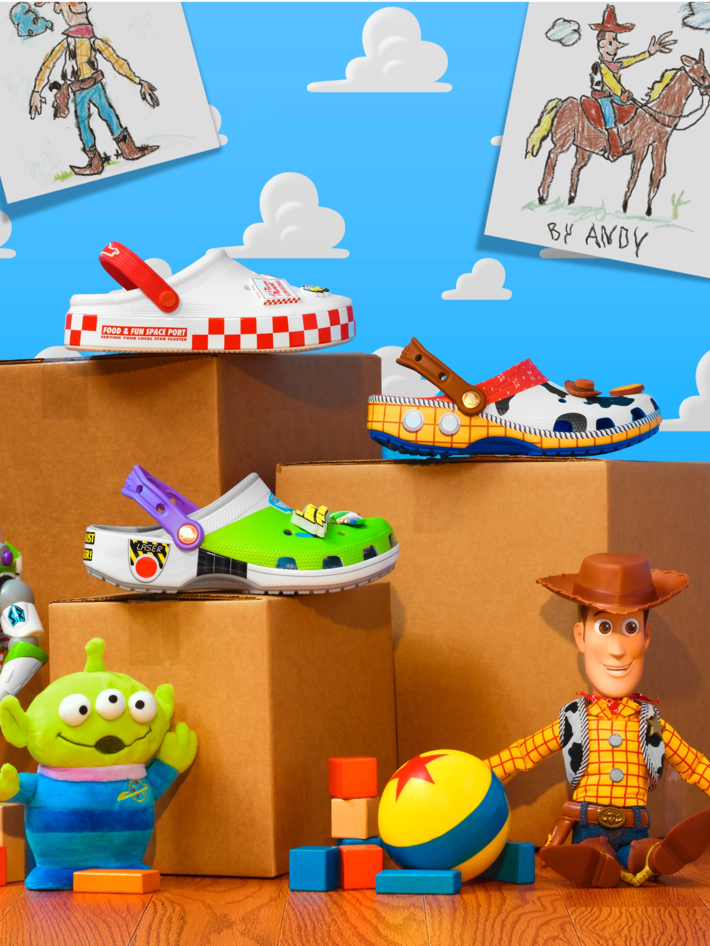 Crocs collaboration with Toys Story
