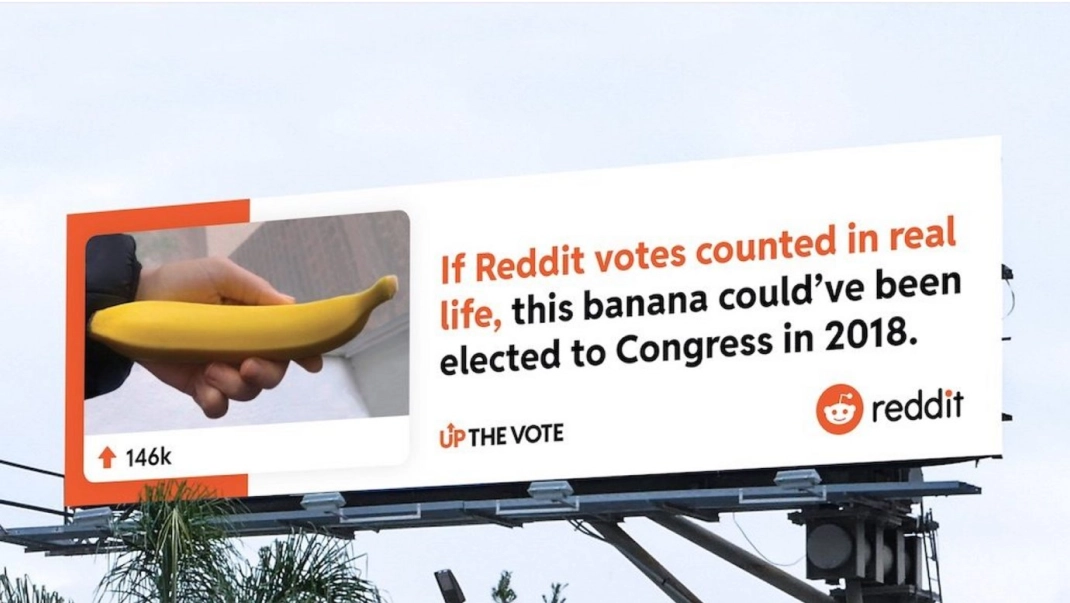 Reddit billboard