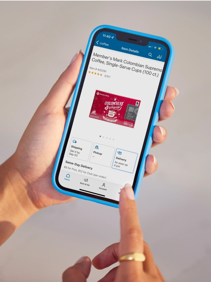 Walmart app to purchase